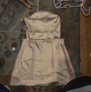 Tiny Pink Silk Dress